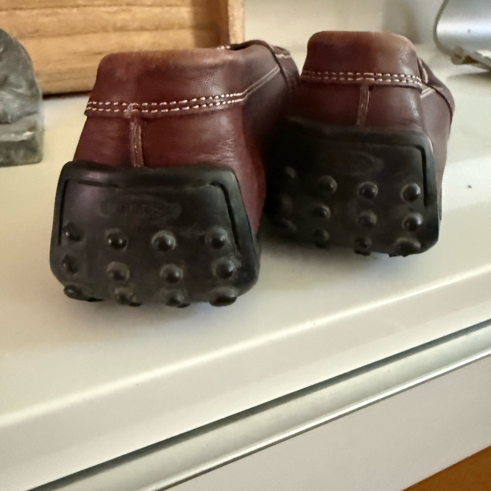 Men's Brown Leather Driving Loafers